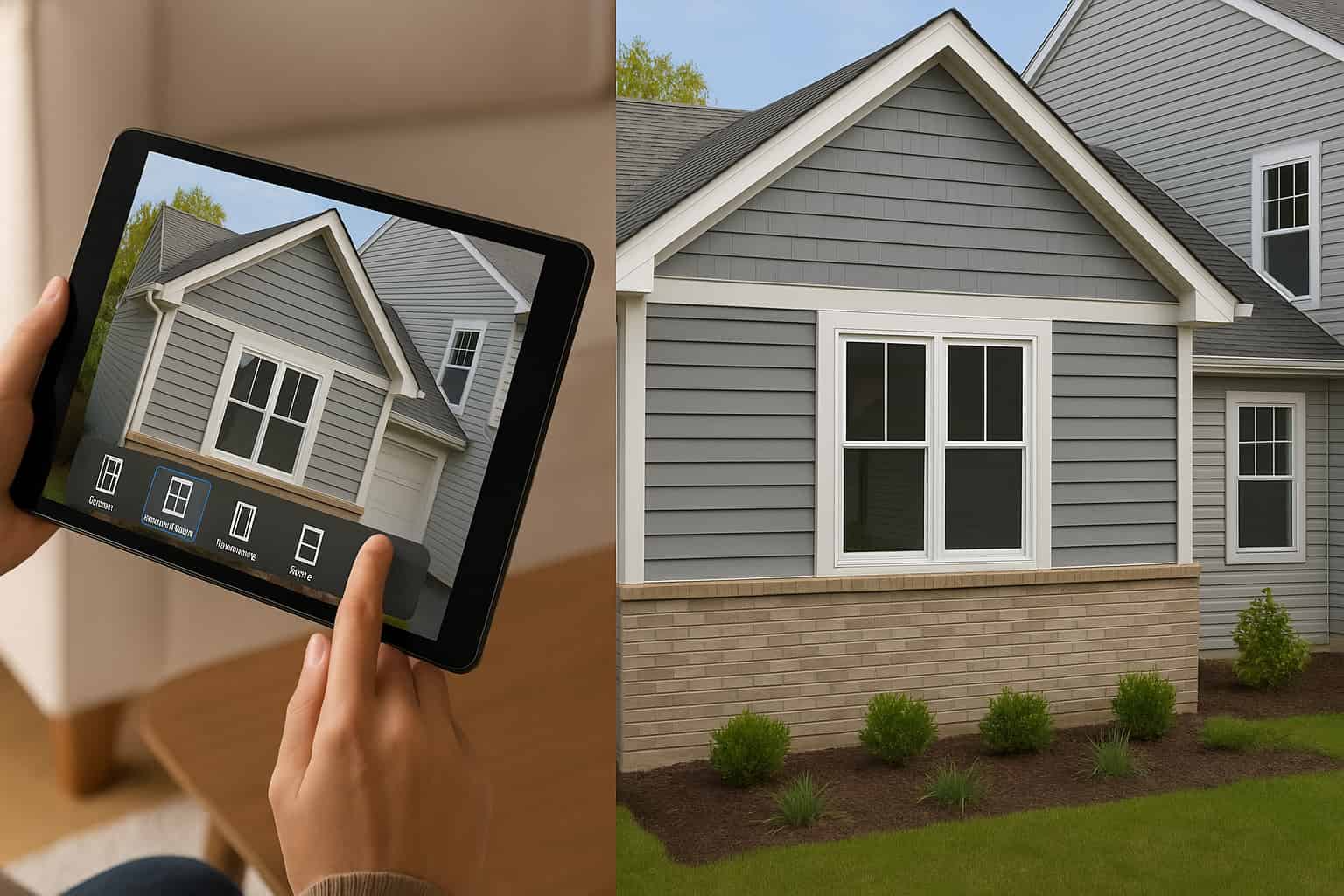 Professional home with secure window film installed